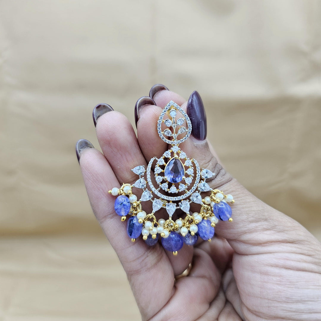 Tanzanite Silver earring