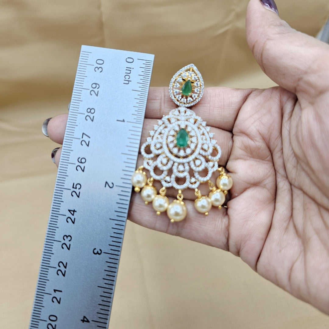 Party-wear Silver earring