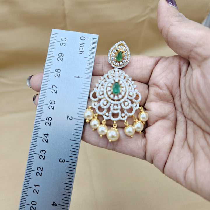 Party-wear Silver earring