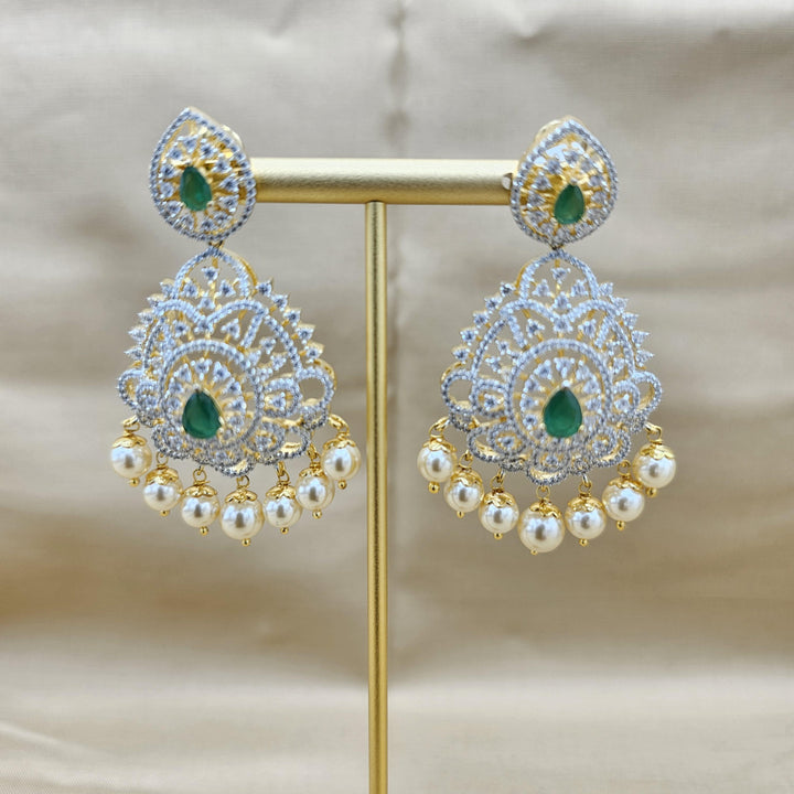 Party-wear Silver earring