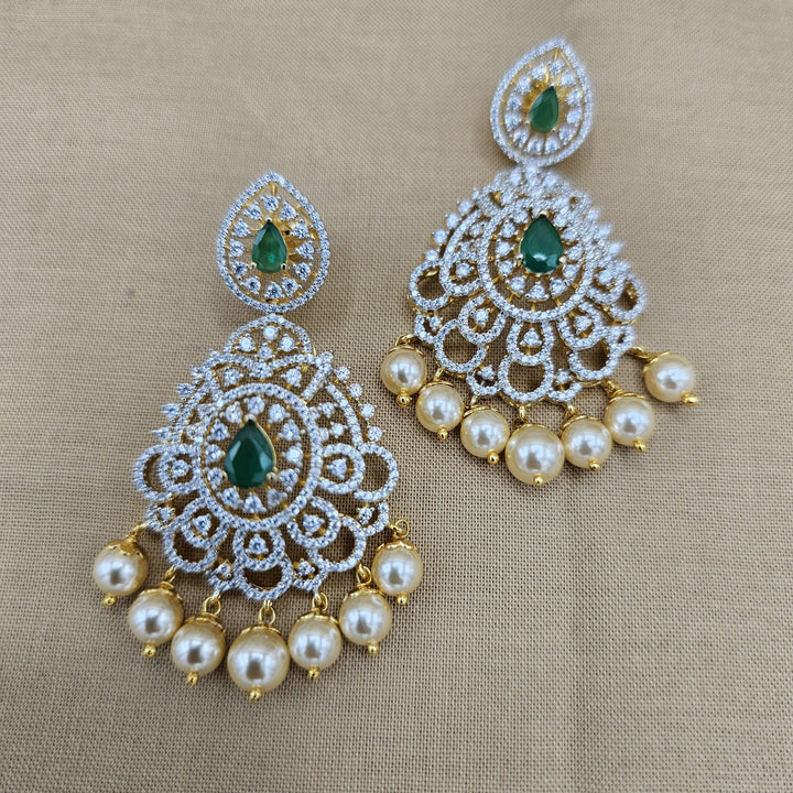 Party-wear Silver earring