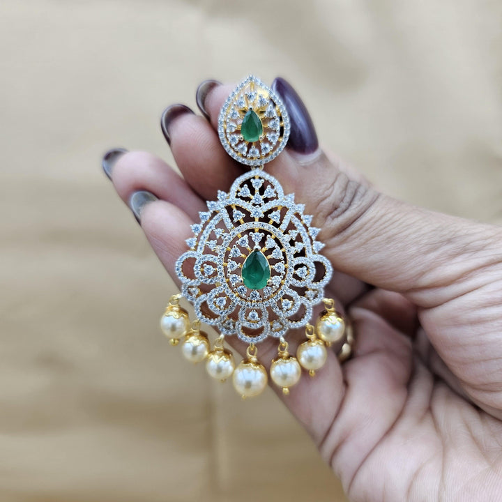 Party-wear Silver earring