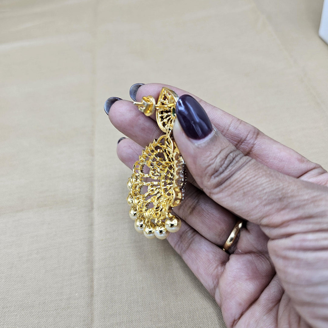 Party-wear Silver earring