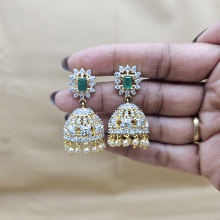 Small Silver Jhumka