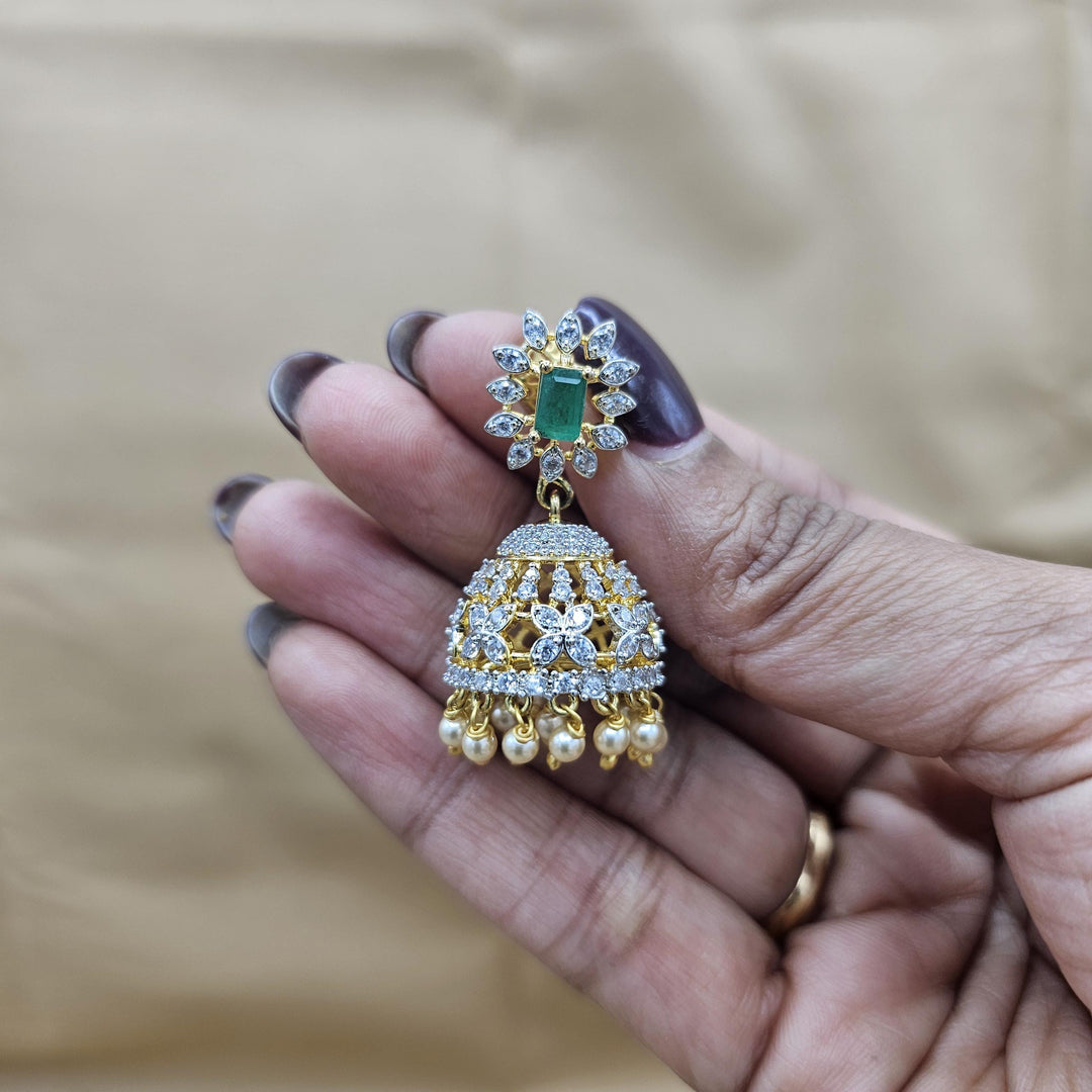 Small Silver Jhumka
