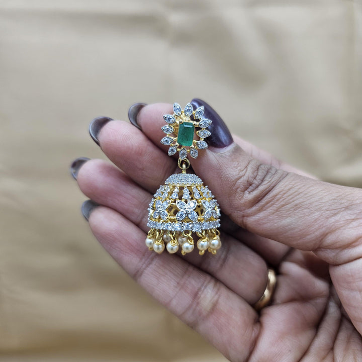 Small Silver Jhumka