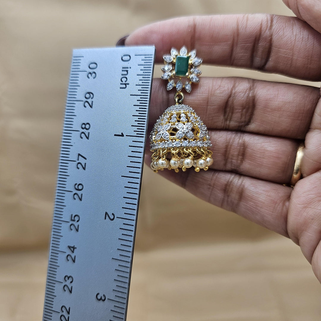 Small Silver Jhumka