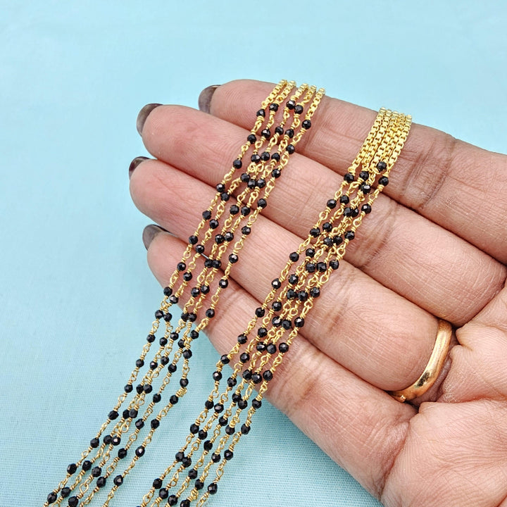 92.5 Silver 6L BlackBeads