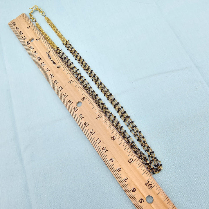 92.5 Silver 6L BlackBeads