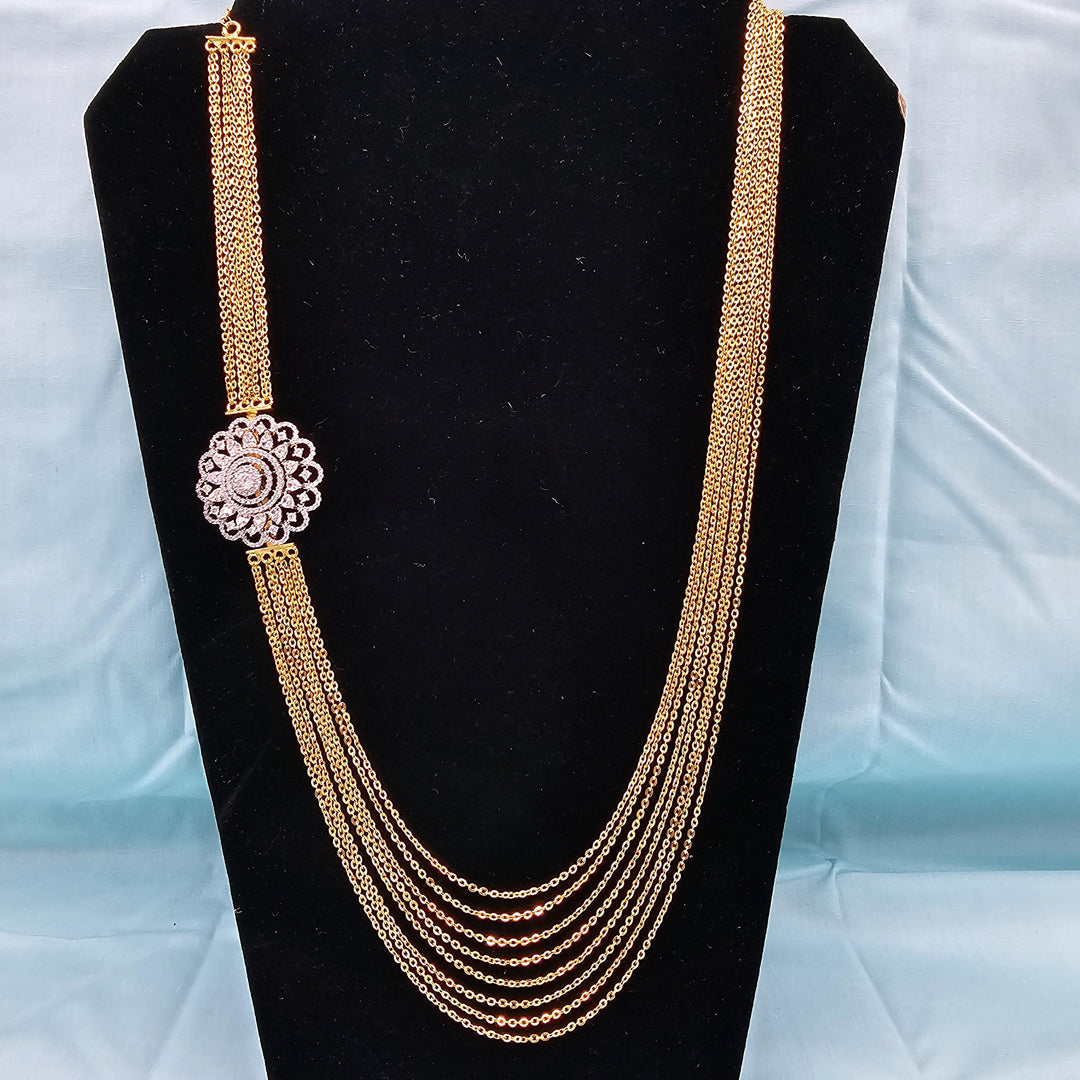 925 8LDiamond side pendant