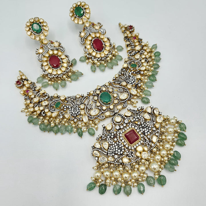 Victorian mozo necklace set