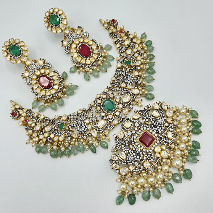 Victorian mozo necklace set