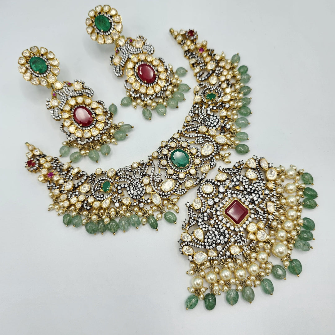 Victorian mozo necklace set