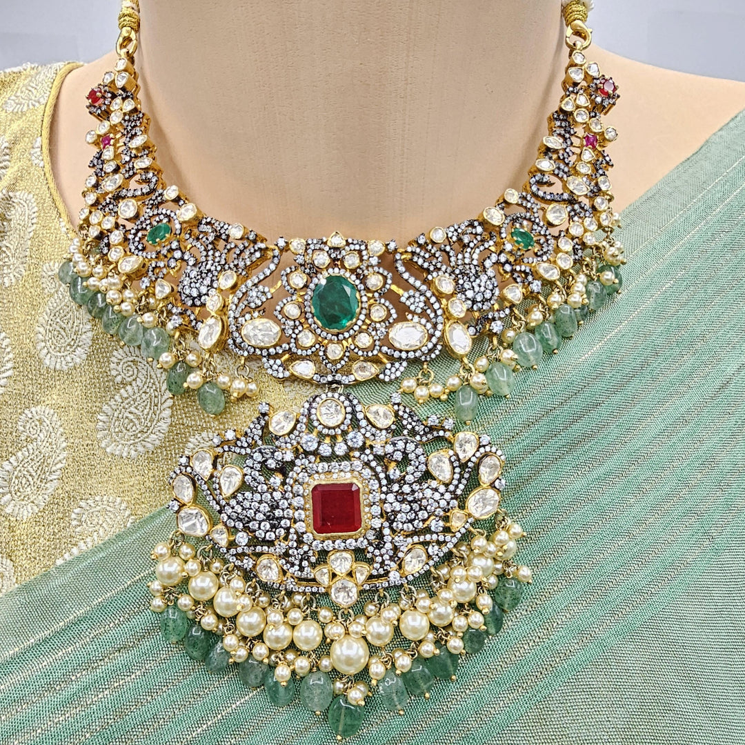 Victorian mozo necklace set
