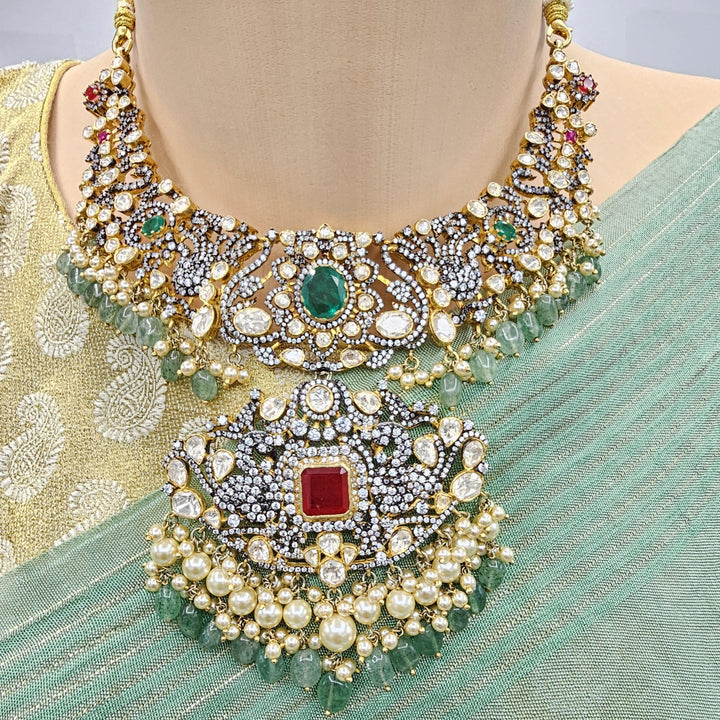 Victorian mozo necklace set
