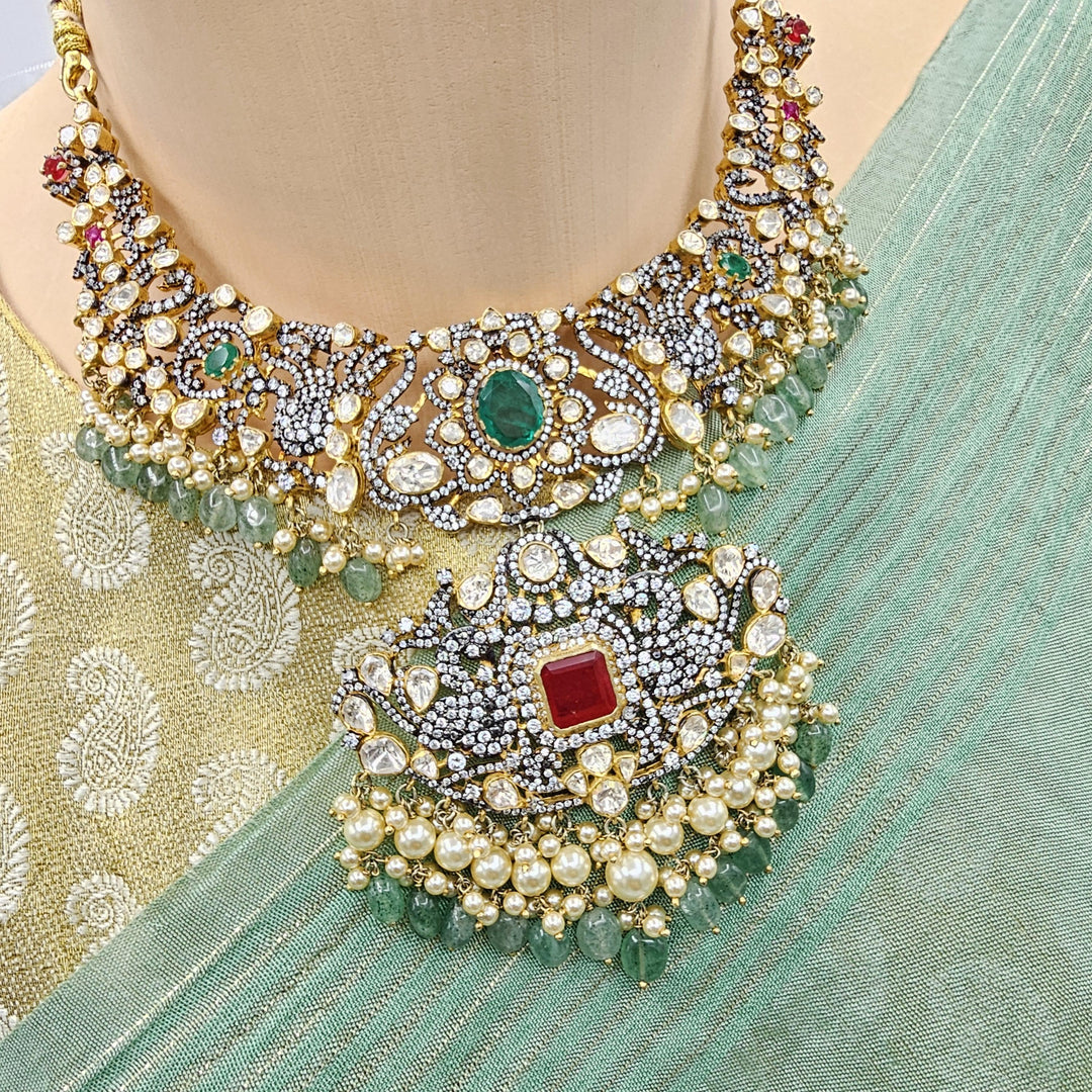 Victorian mozo necklace set