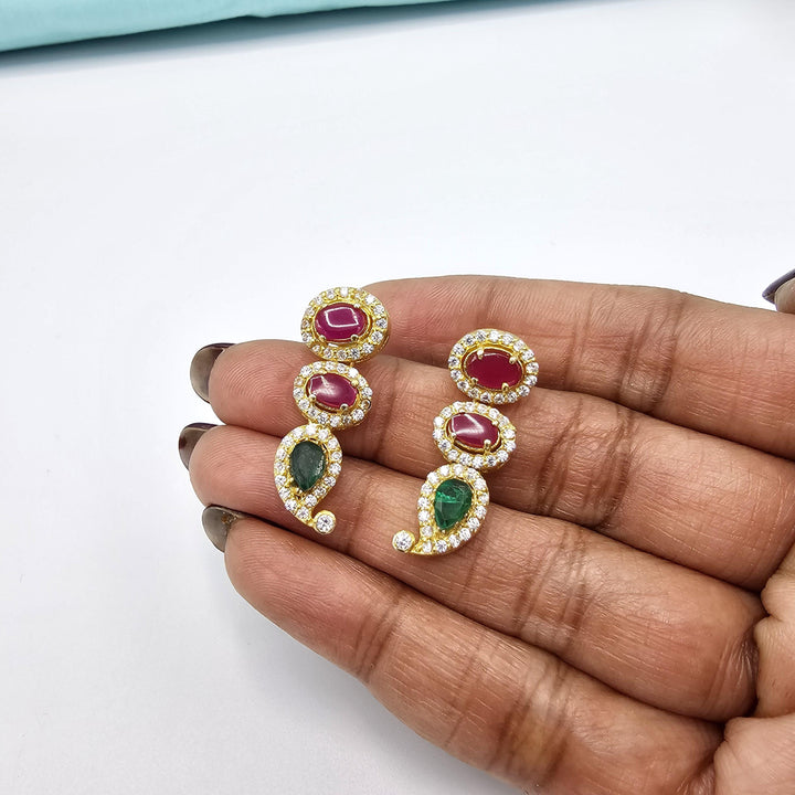 92.5 Ruby, emerald Mozo set