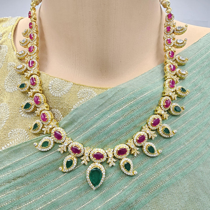 92.5 Ruby, emerald Mozo set