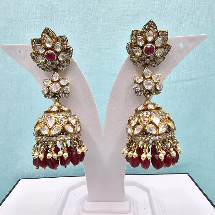 Pink Victorian Jhumka