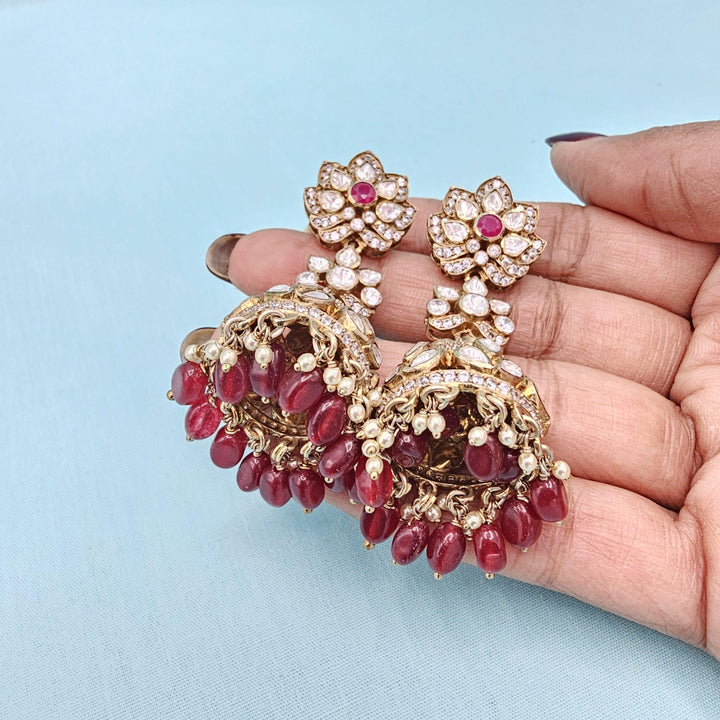 Pink Victorian Jhumka