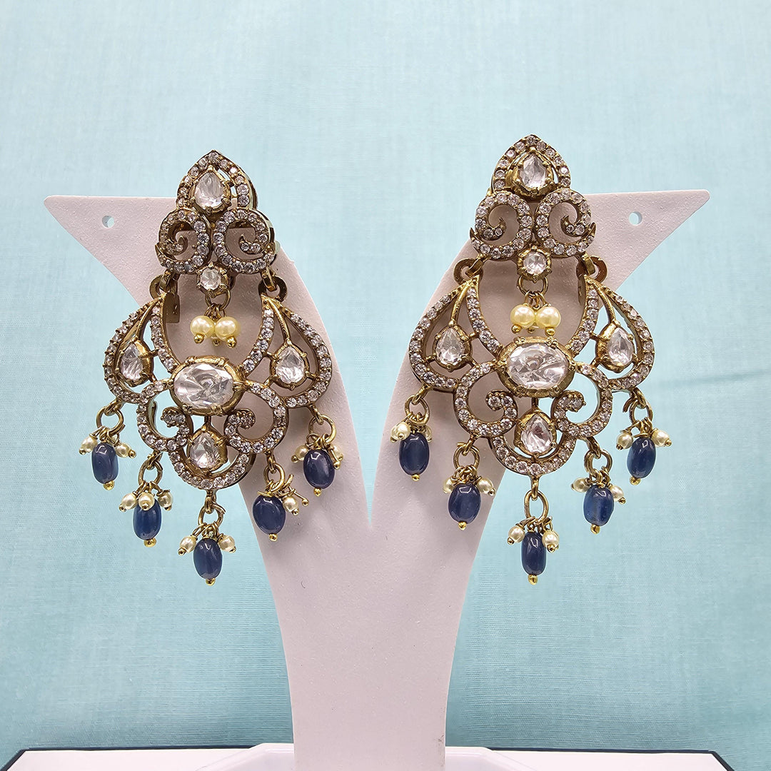 Tanzanite bali earrings