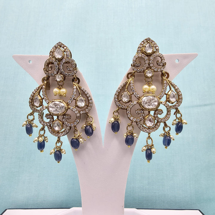 Tanzanite bali earrings