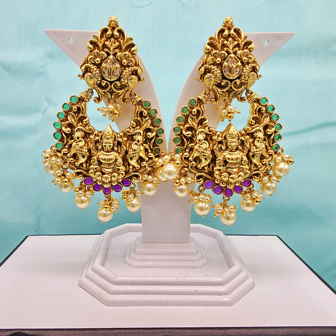 Silver Lakshmi Deep Nakshi Bali