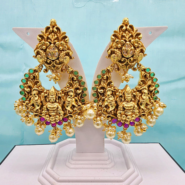Silver Lakshmi Deep Nakshi Bali