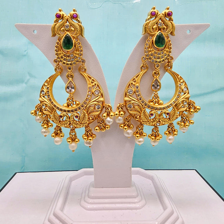 92.5 Silver CZ Nakshi Bali