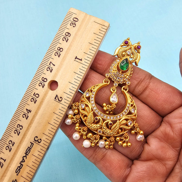 92.5 Silver CZ Nakshi Bali