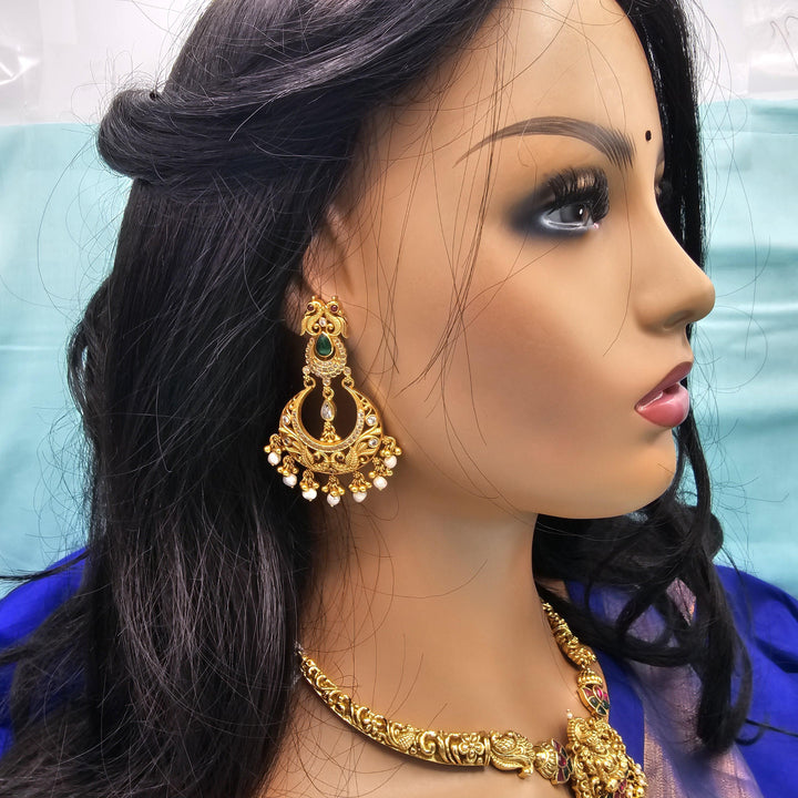 92.5 Silver CZ Nakshi Bali