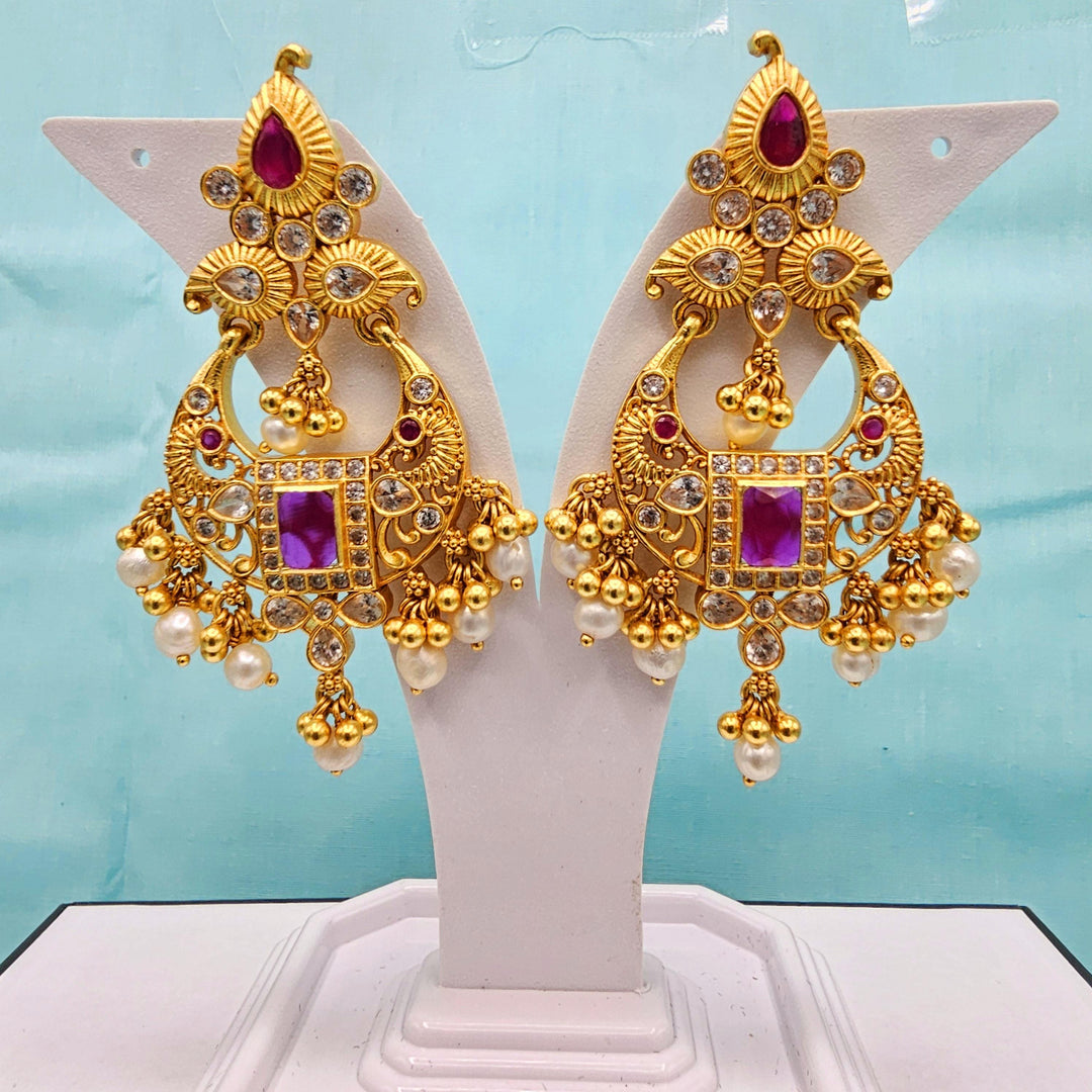Silver Ruby Nakshi Bali