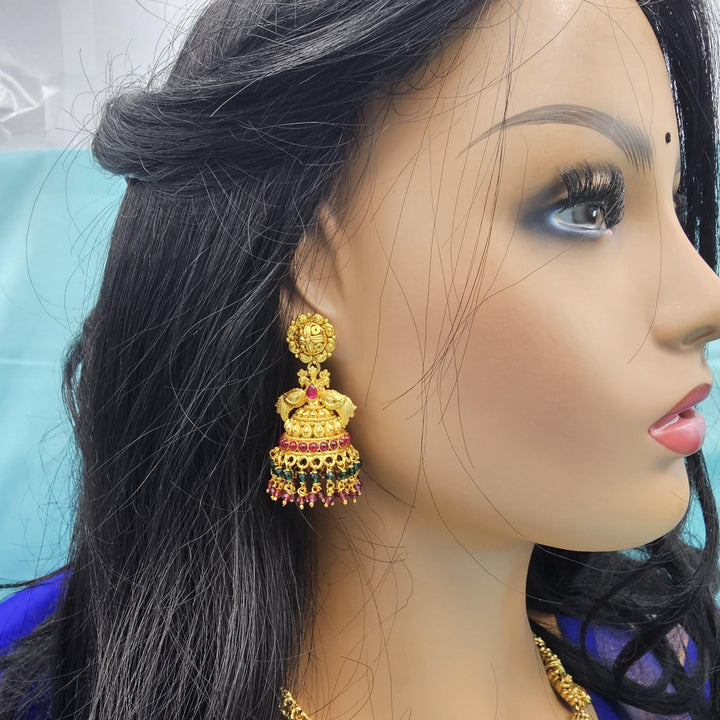 92.5 Silver CZ Nakshi Bali