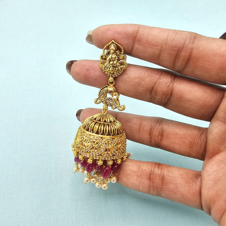 92.5 Silver CZ Nakshi Bali