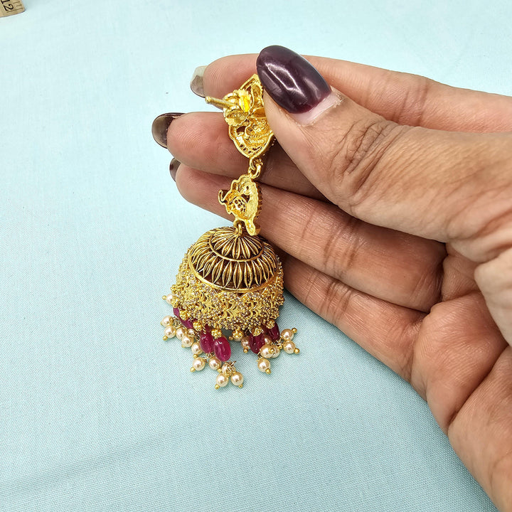 92.5 Silver CZ Nakshi Bali