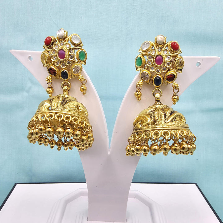 92.5 Navratna Nakshi jhumka