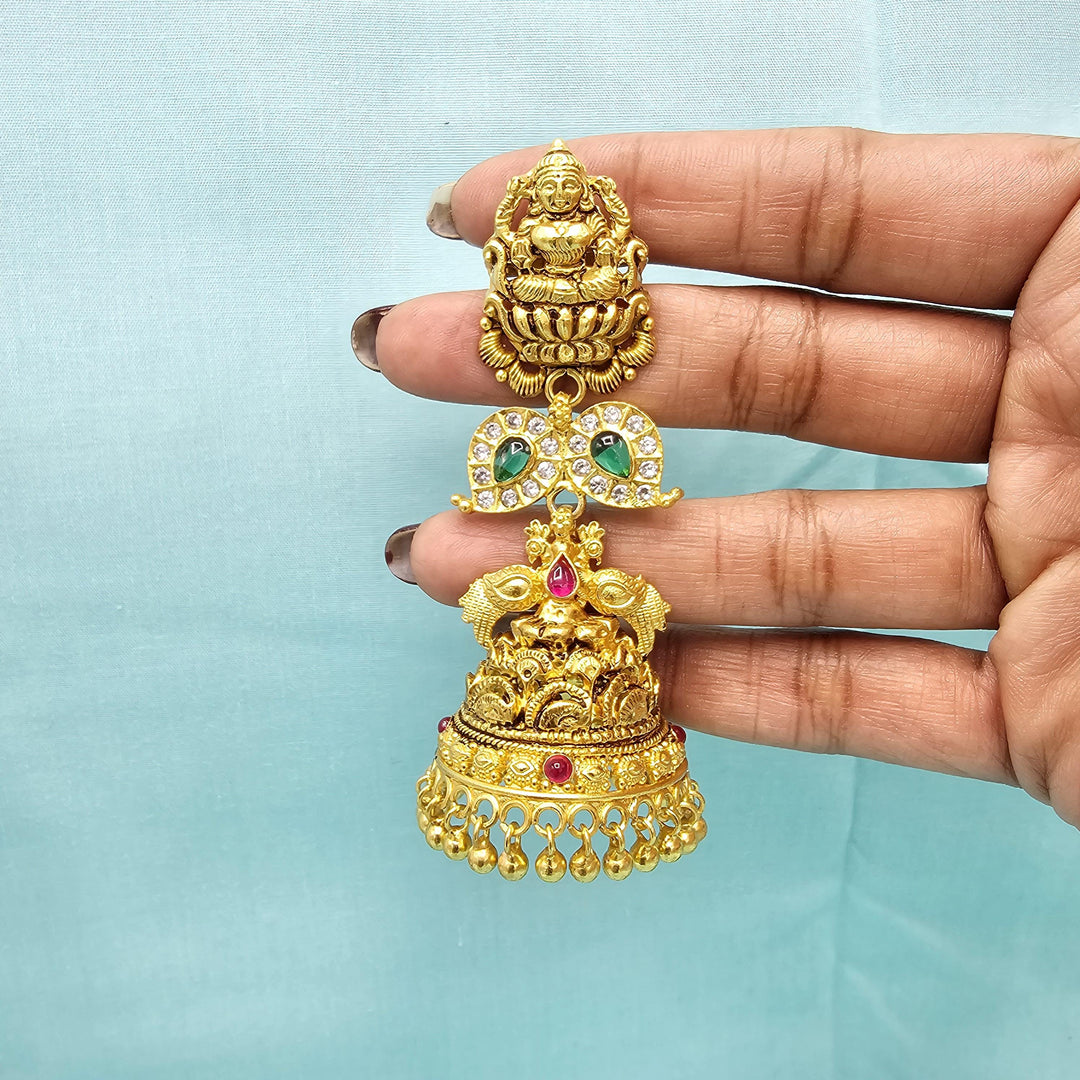 92.5 Silver CZ Nakshi Bali