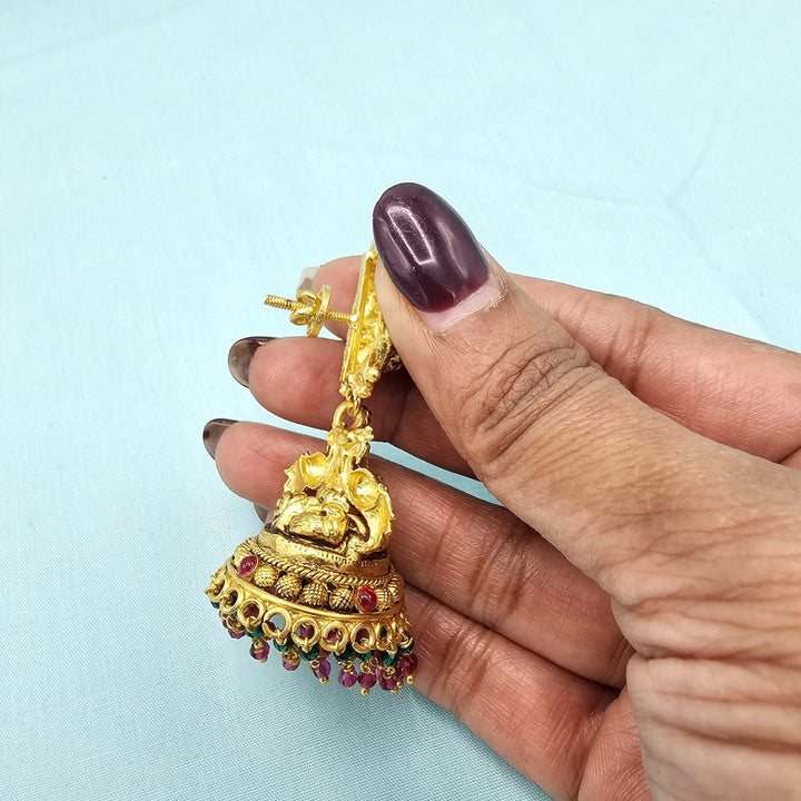92.5 Silver CZ Nakshi Bali