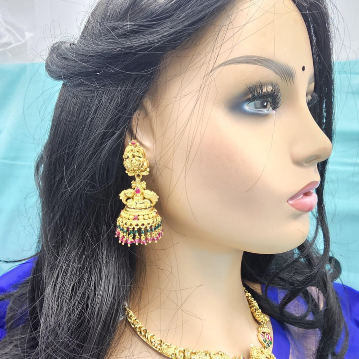 92.5 Silver CZ Nakshi Bali
