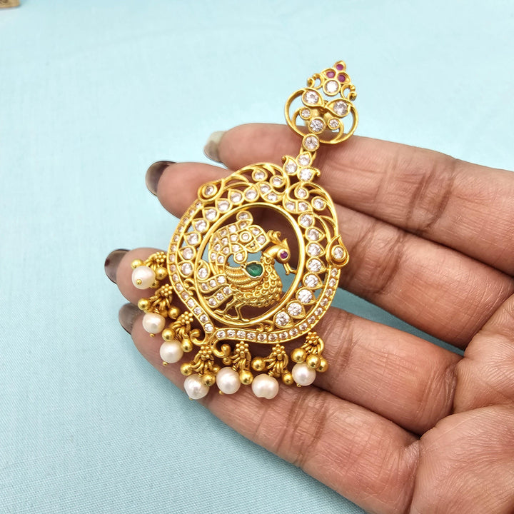 92.5 Silver CZ Nakshi Bali