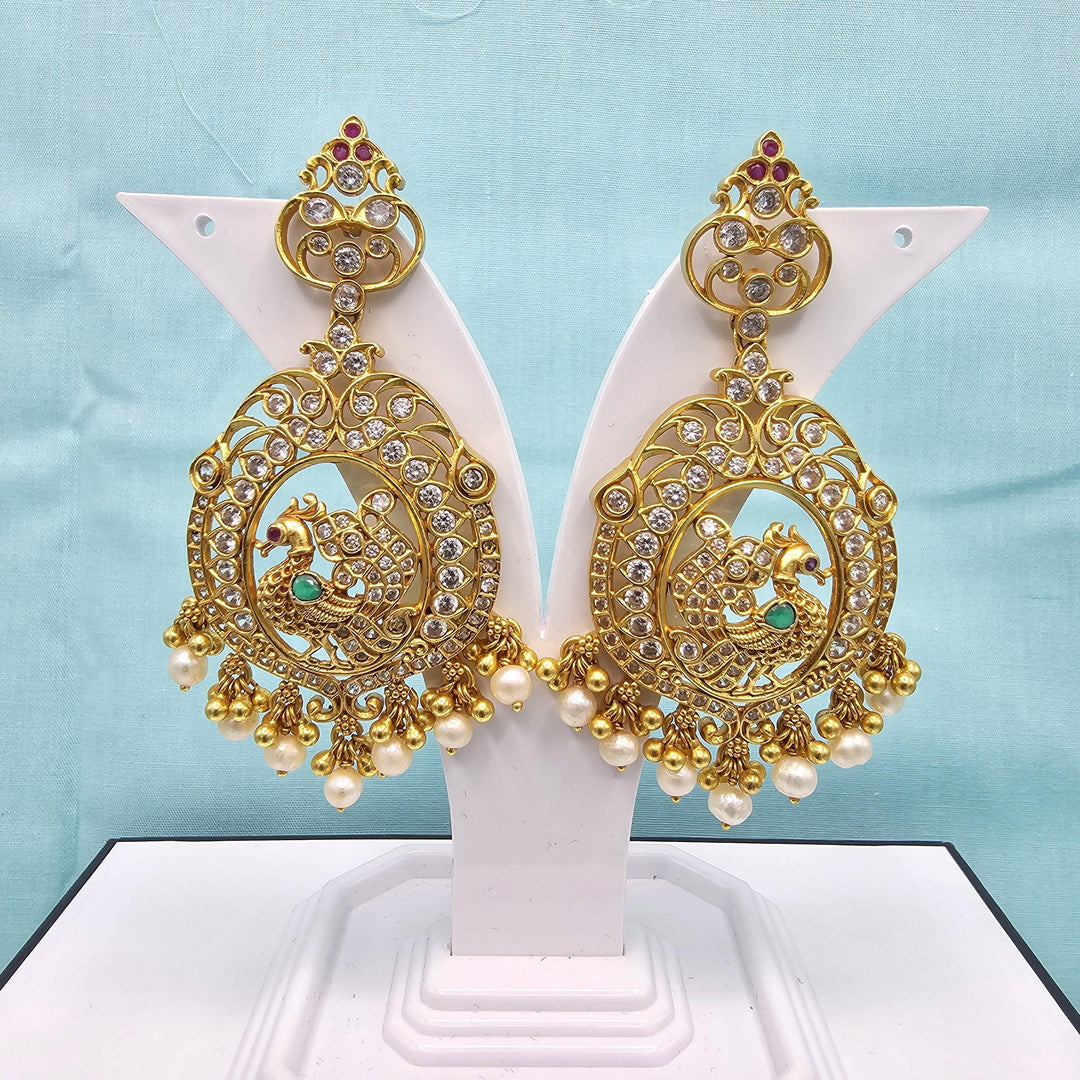 92.5 Silver CZ Nakshi Bali