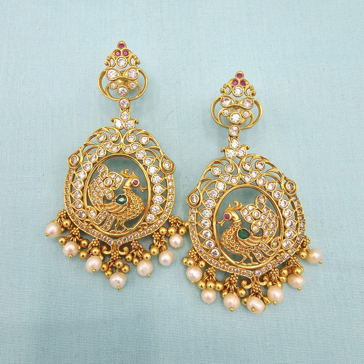 92.5 Silver CZ Nakshi Bali