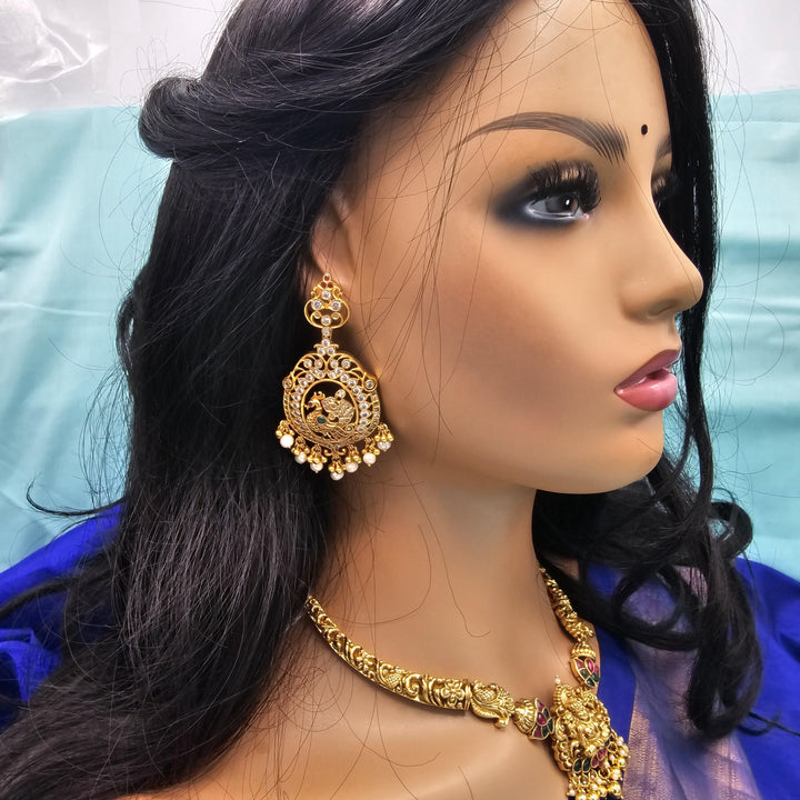 92.5 Silver CZ Nakshi Bali