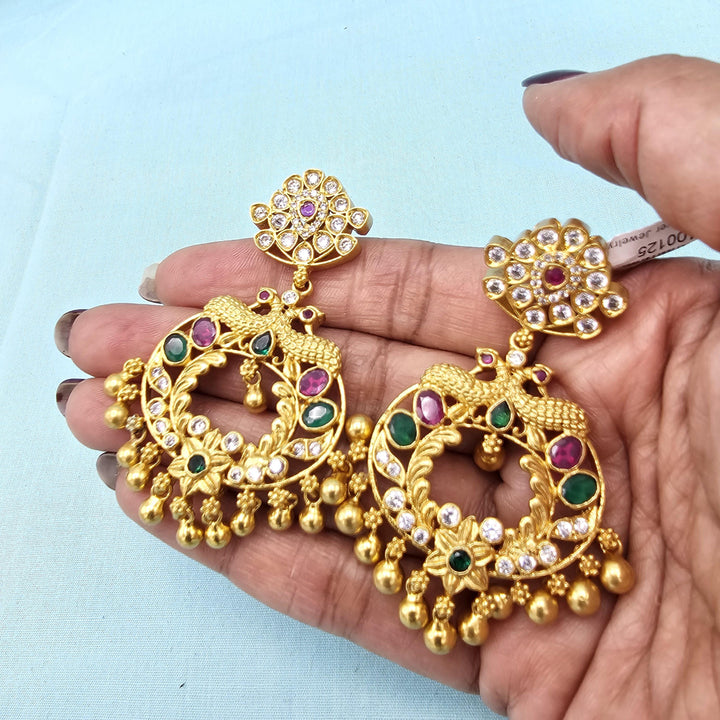 92.5 Silver CZ Nakshi Bali