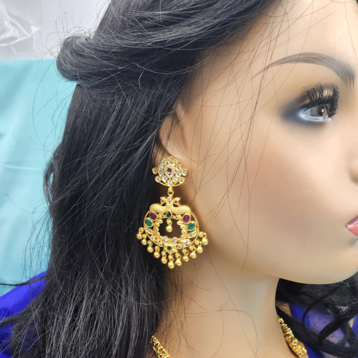 92.5 Silver CZ Nakshi Bali
