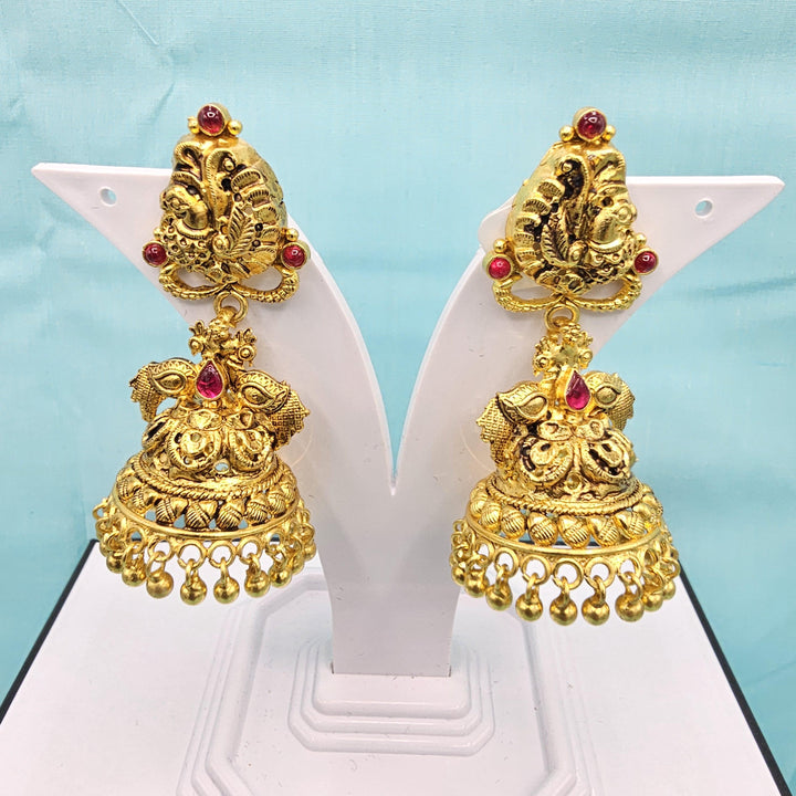 92.5 Silver Nakshi Jhumka
