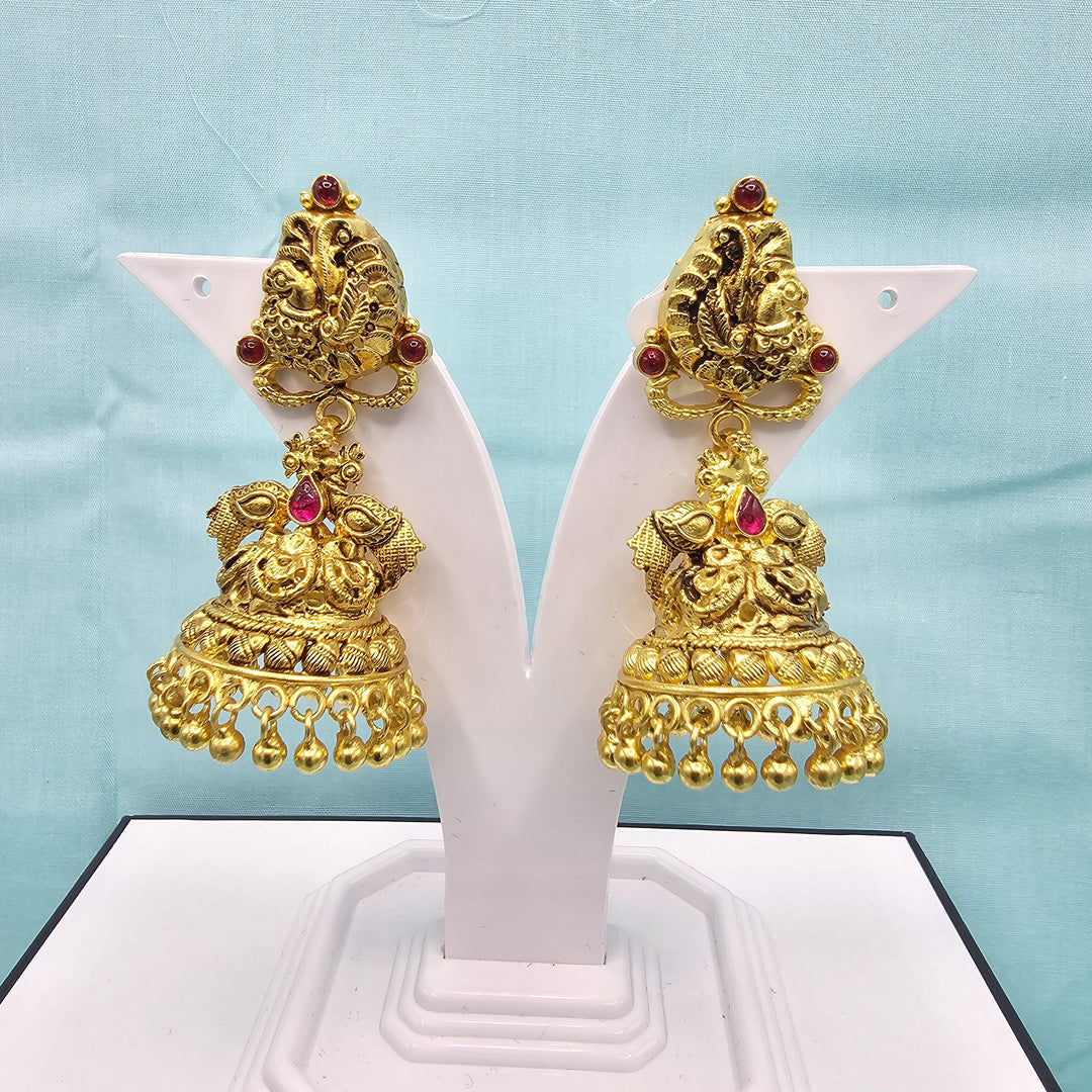 92.5 Silver Nakshi Jhumka