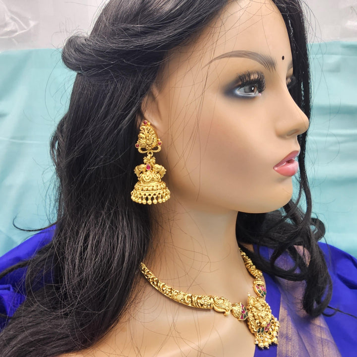 92.5 Silver Nakshi Jhumka