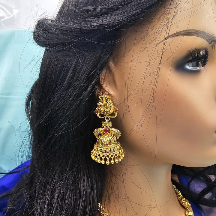 92.5 Silver Nakshi Jhumka