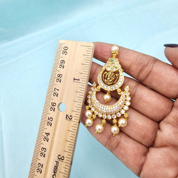 92.5 Silver CZ Nakshi Bali